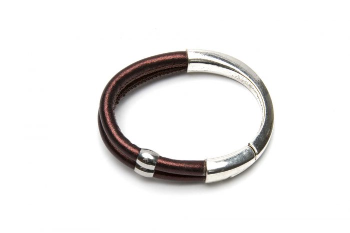Magnetspange braun metallic