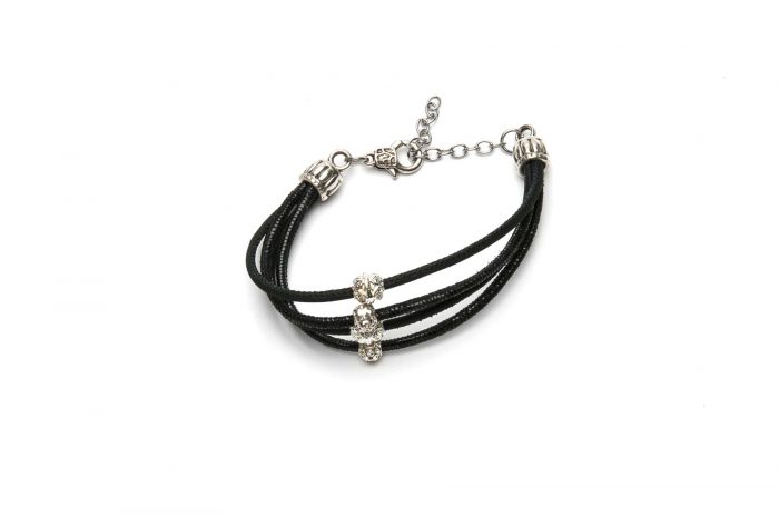 Lederarmband schwarz