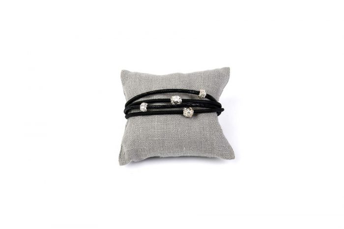 Lederarmband schwarz